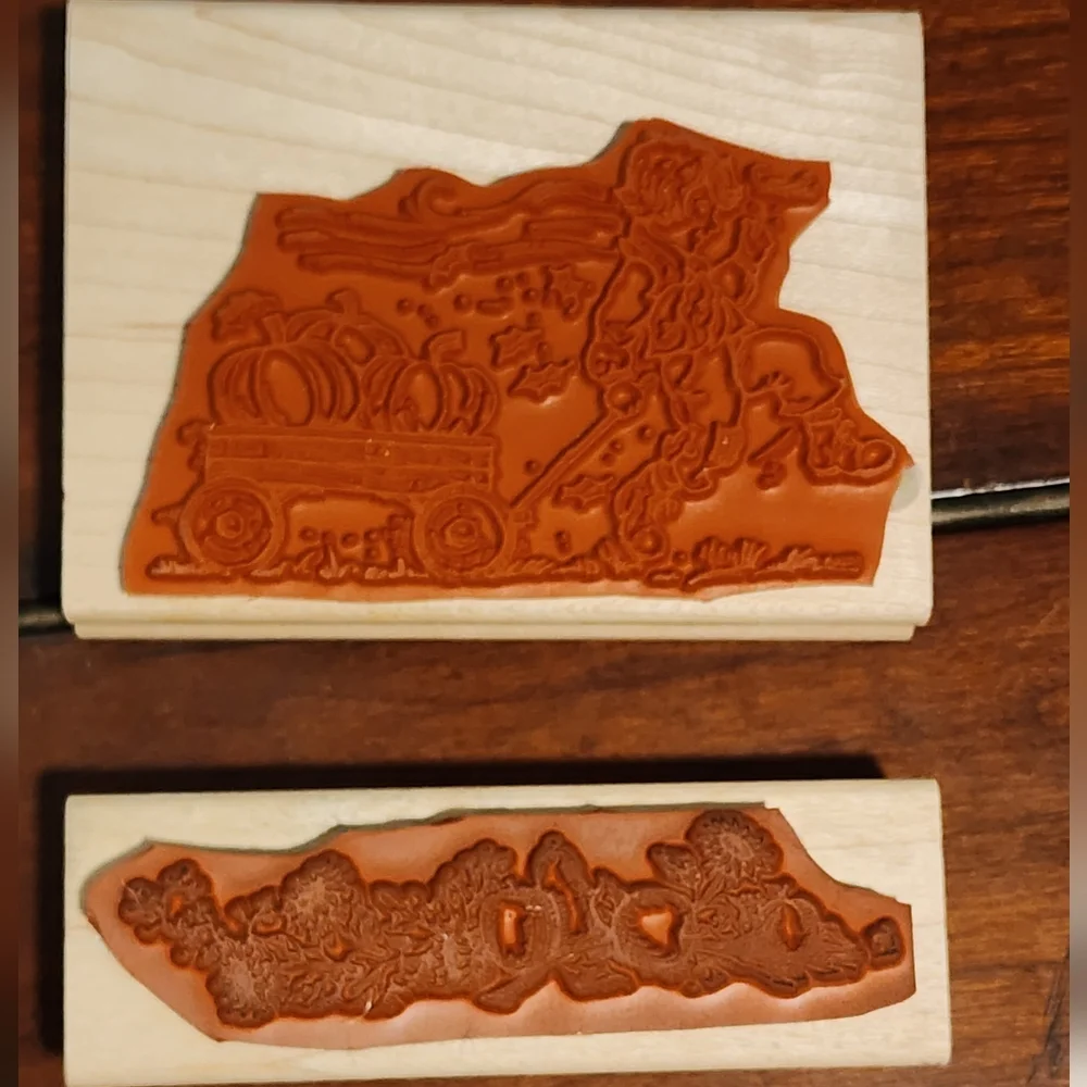 8 Thanksgiving Rubber Stamps - Picture 11 of 11